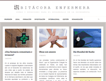 Tablet Screenshot of bitacoraenfermera.org